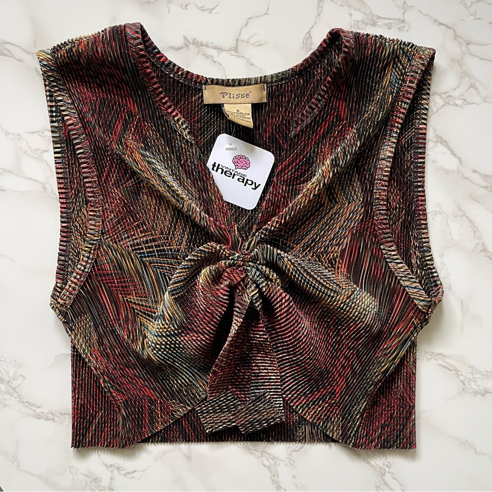 Vintage Therapy Upcycled crop top